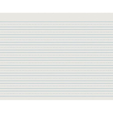 SCHOOL SMART Skip-A-Line Ruled Writing Paper, 1/2 Inch Ruled Long Way, 11 x 8-1/2 Inches, 500 Sheets 774